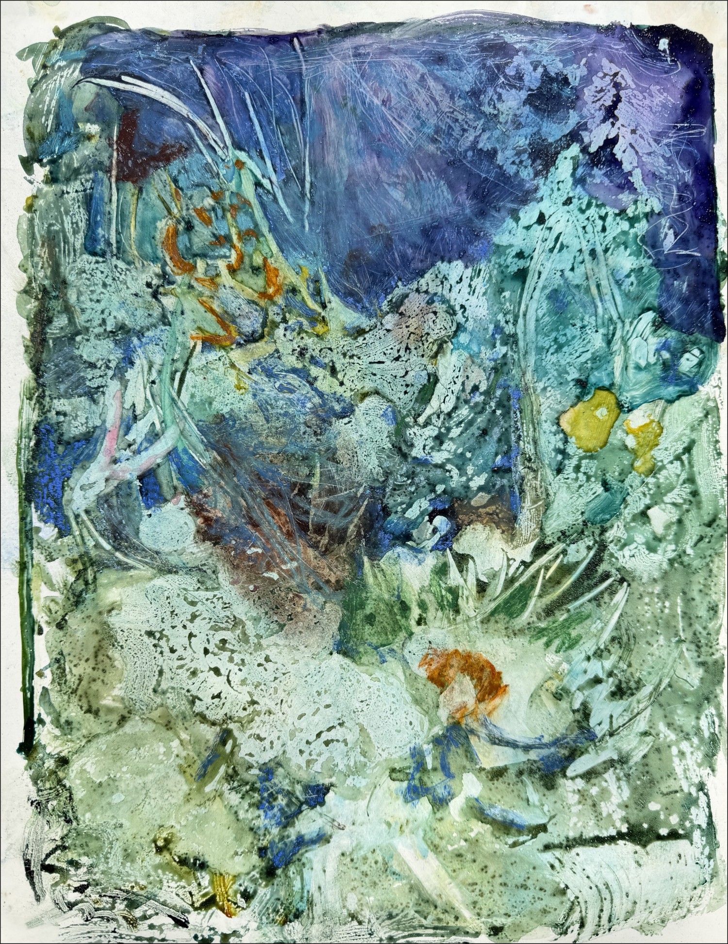 Abstract #10 underwater with Abstact #27